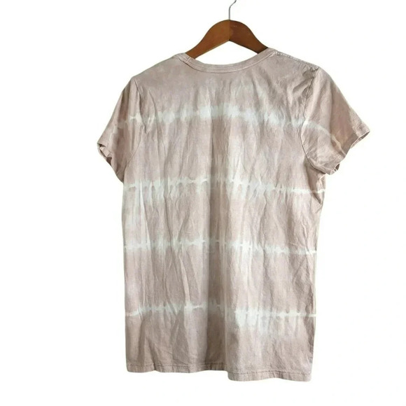 Universal Thread Short Sleeve Shirt V-Neck Tee Tie-Dye Top Size L Women's - Picture 2 of 5
